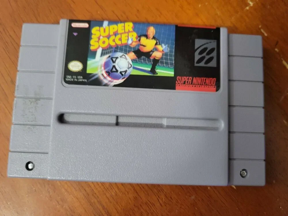 Super Soccer UNTESTED Cartridge (Super Nintendo Entertainment System, 1992)